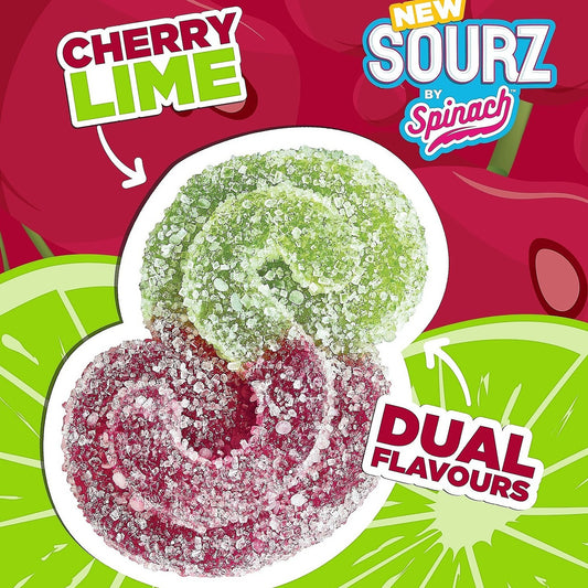 Cherry Lime Gummies - 5pk - Spinach Sourz