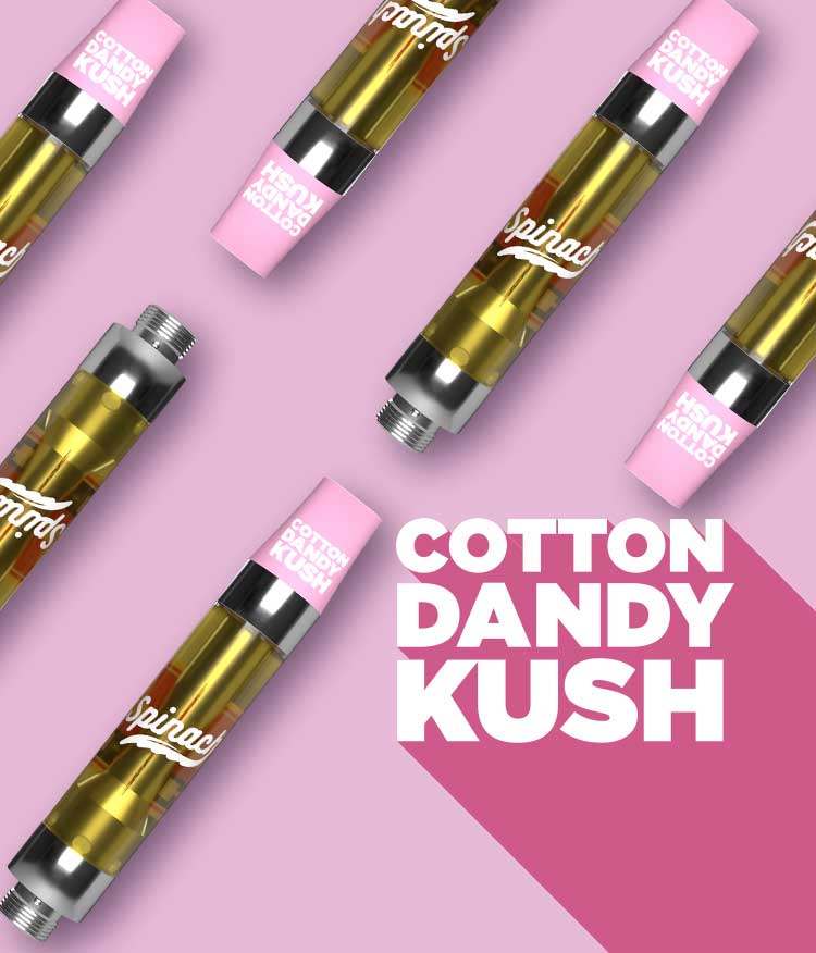 Cotton Dandy Kush - 1.2g cart - Spinach