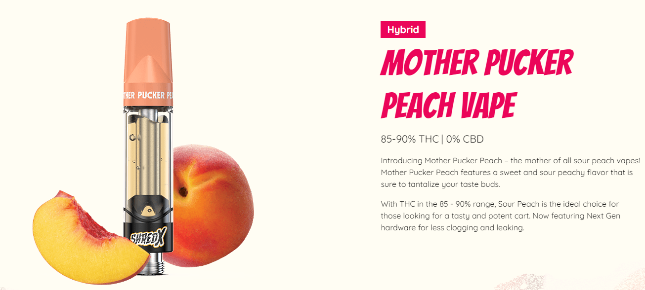 Mother Pucker Peach - 0.95g - Shred X