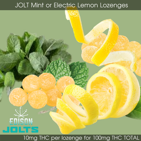 Jolts Electric Lemon Lozenges - 10pk - Edison