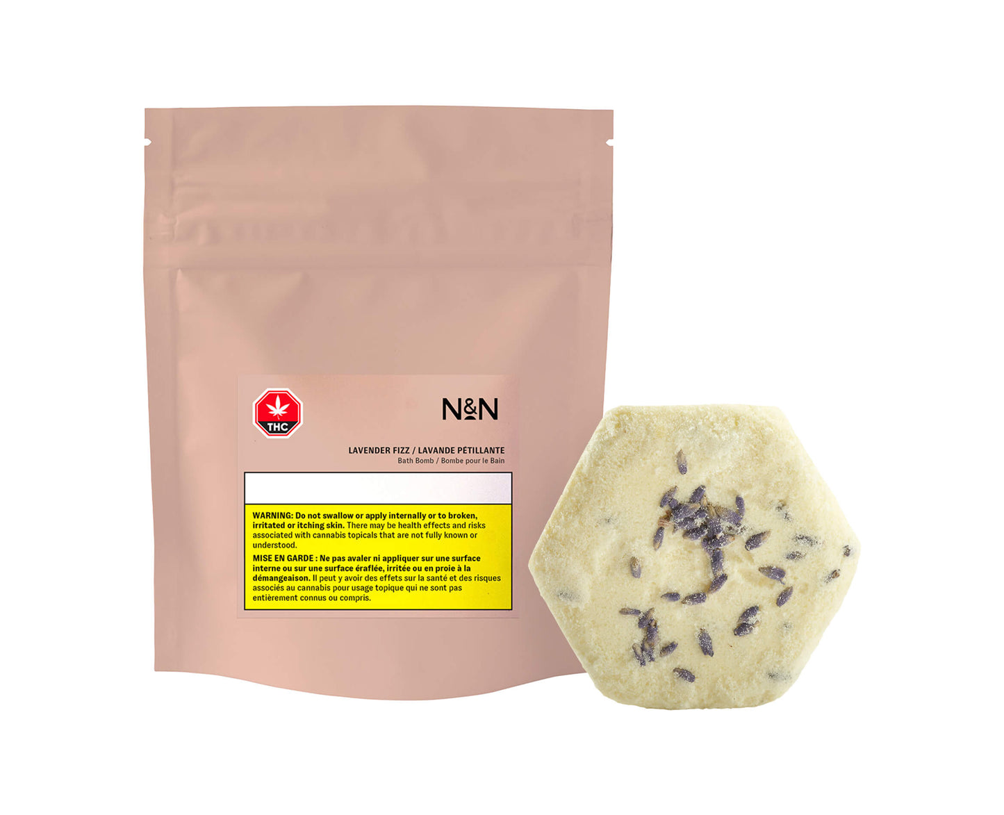 Lavender Fizz Bath Bomb - 85g - Noon & Night